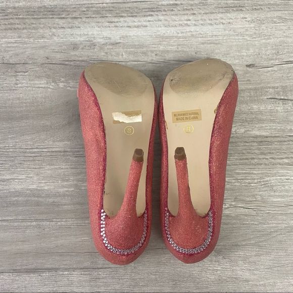 Customized Barbie Alba Pink sparkly Pumps - Picture 6 of 7
